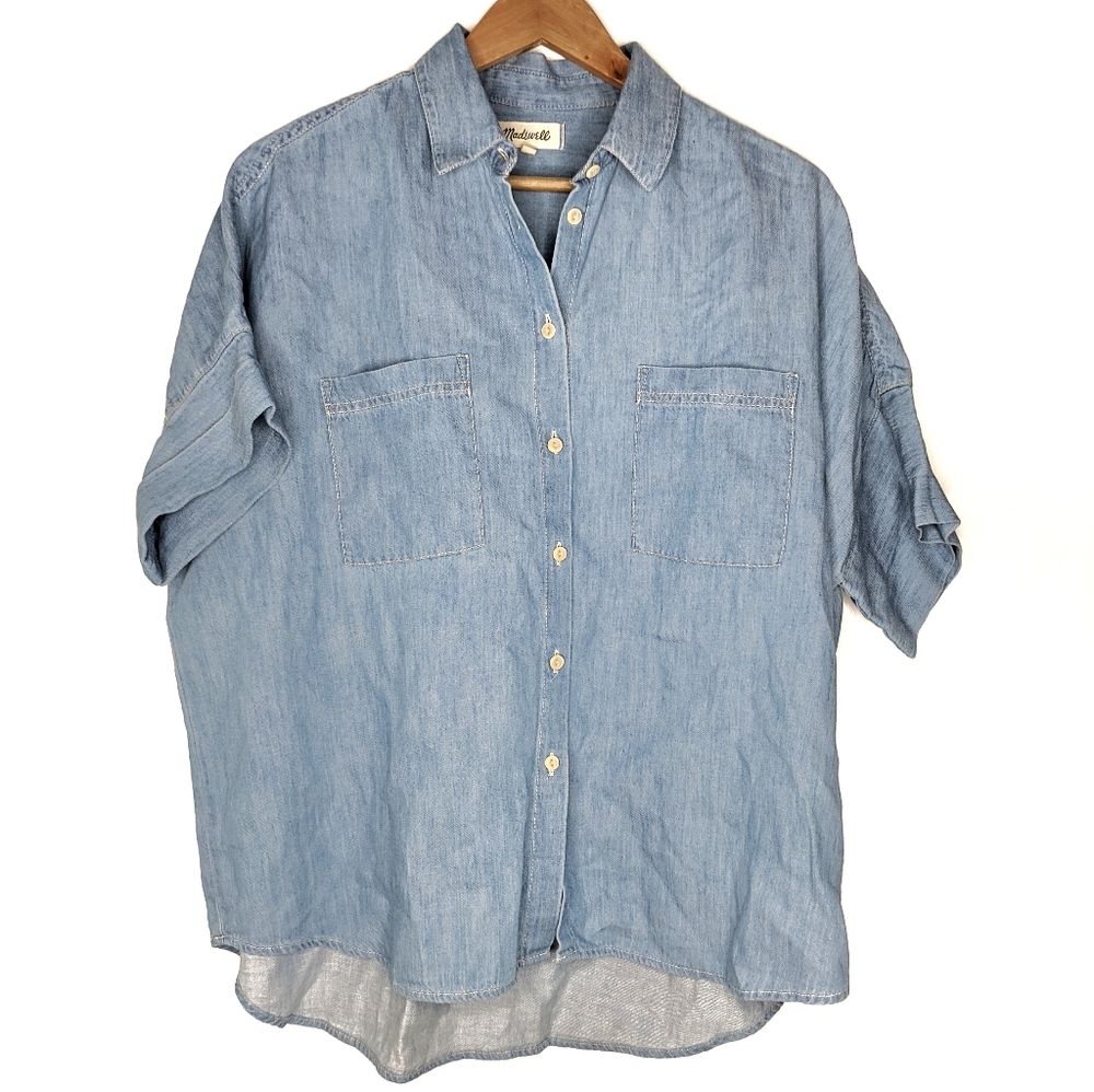 Madewell Denim Courier Shirt In Kieran Wash